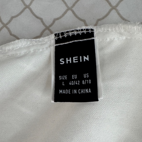 SHEIN Elegant White Lace Mini Dress - Picture 10 of 10